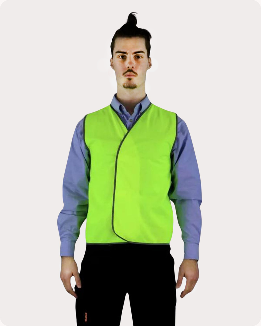 Hi Vis Safety Vest 12VYN (5 Packs) Vests Canura