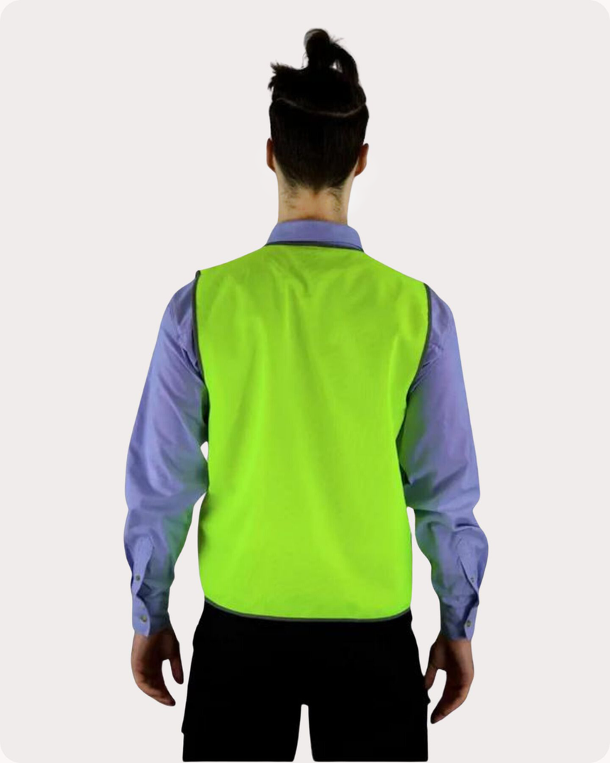 Hi Vis Safety Vest 12VYN (5 Packs) Vests Canura