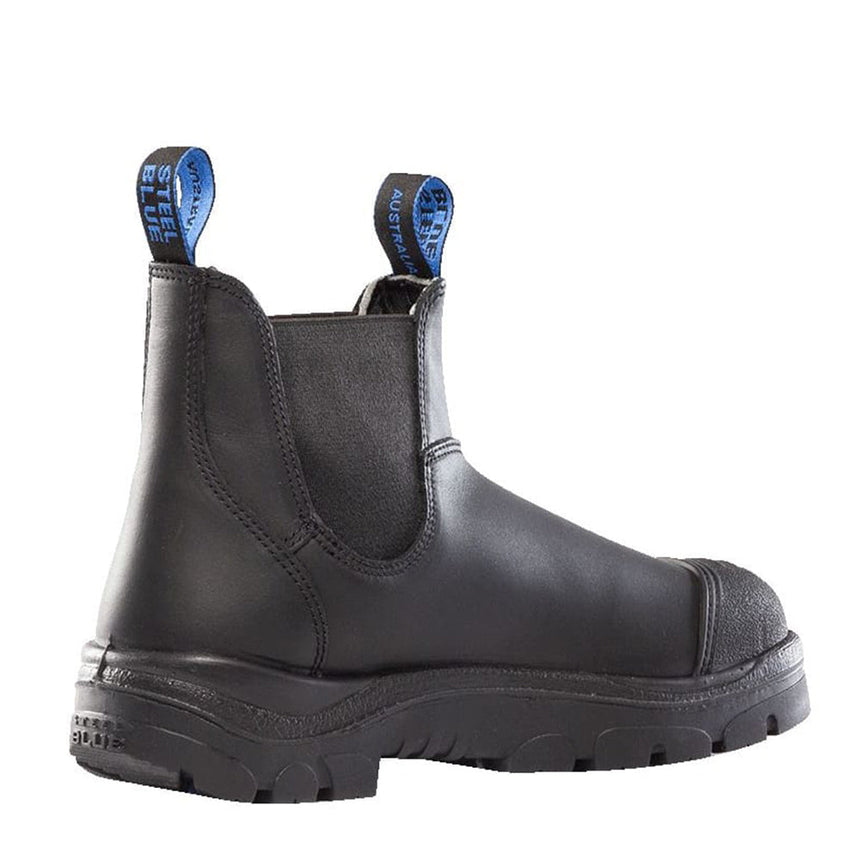 Hobart Scuff Cap Elastic Sided Work Boot 312601 Elastic Sided Boots Steel Blue