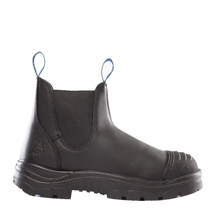 Hobart Scuff Cap Elastic Sided Work Boot 312601 Elastic Sided Boots Steel Blue