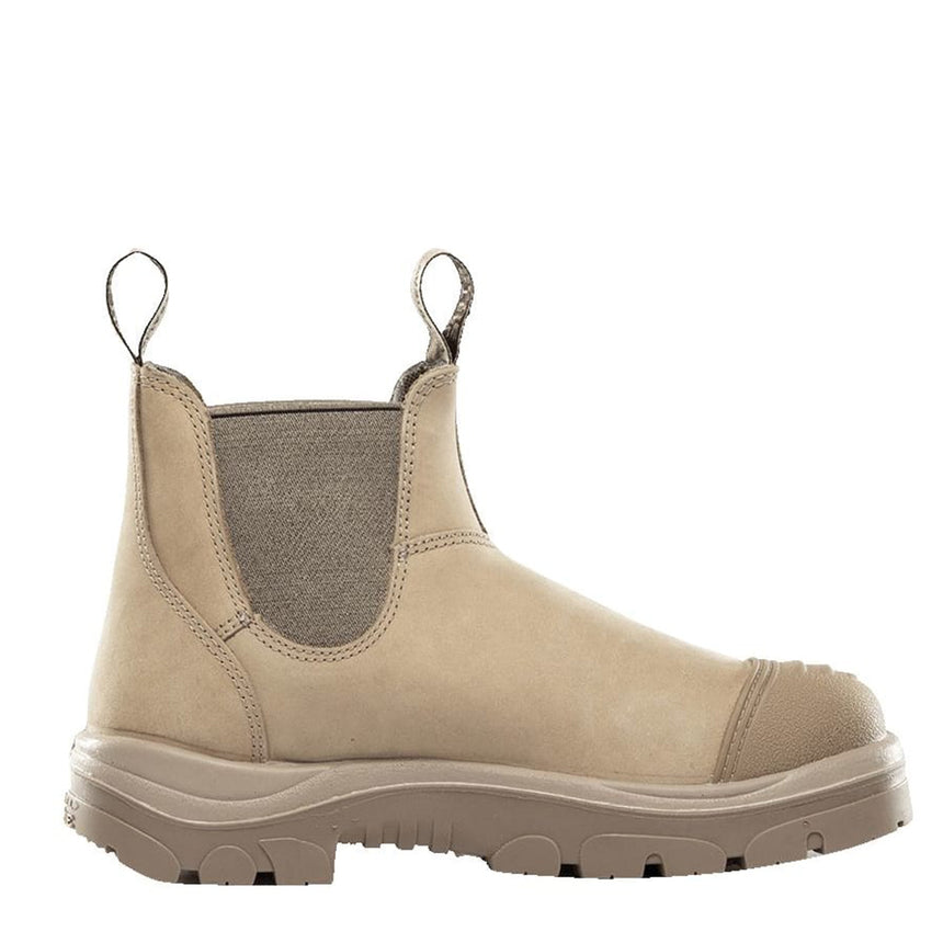 Hobart Scuff Cap Elastic Sided Work Boot 312601 Elastic Sided Boots Steel Blue