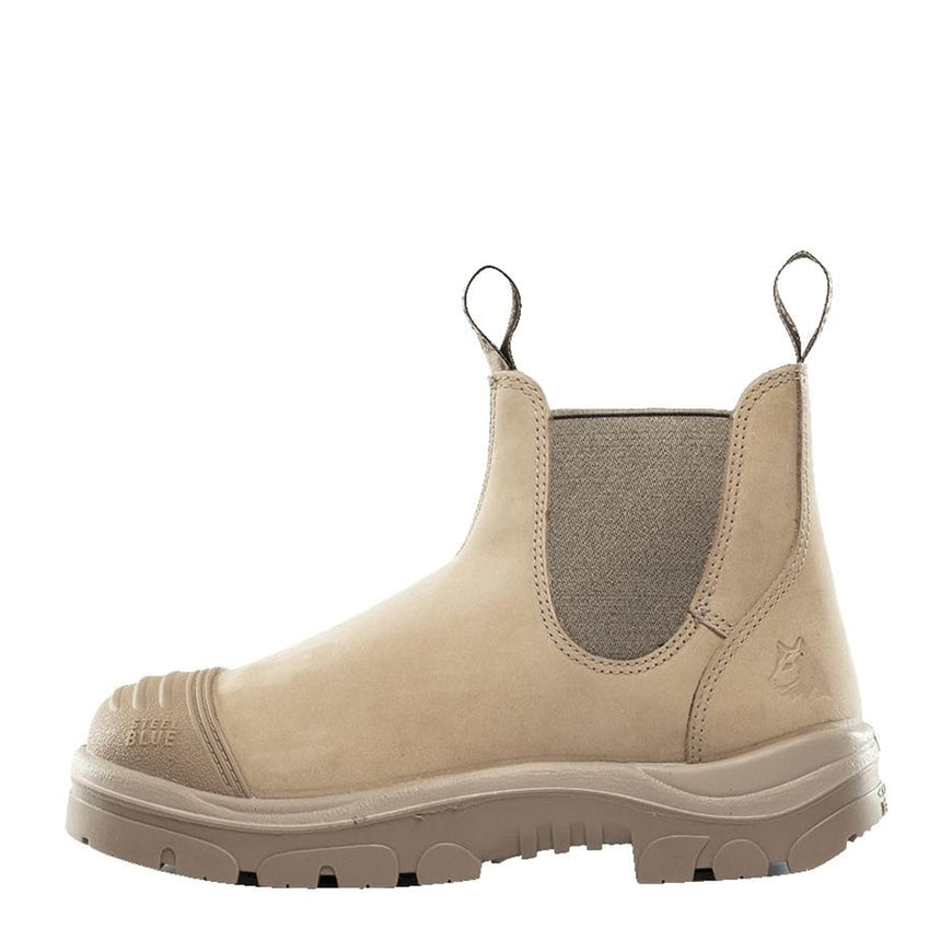 Hobart Scuff Cap Elastic Sided Work Boot 312601 Elastic Sided Boots Steel Blue