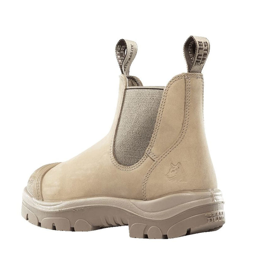 Hobart Scuff Cap Elastic Sided Work Boot 312601 Elastic Sided Boots Steel Blue