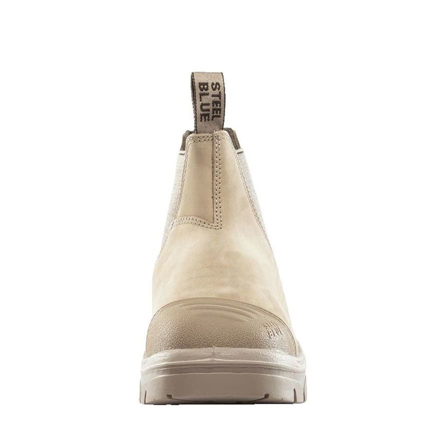 Hobart Scuff Cap Elastic Sided Work Boot 312601 Elastic Sided Boots Steel Blue