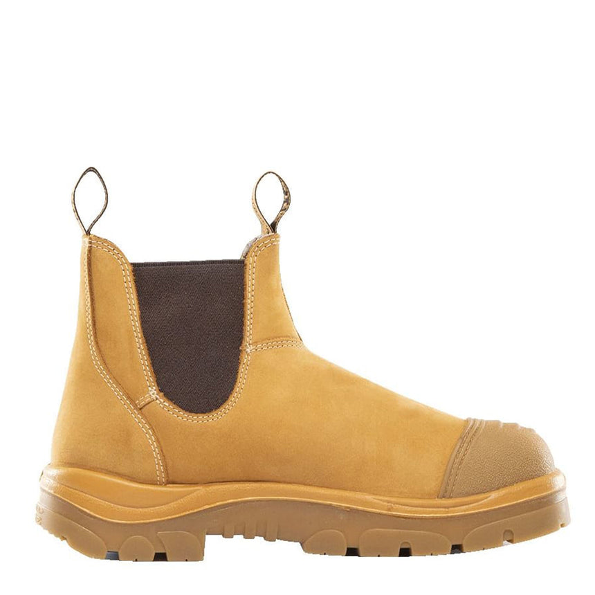 Hobart Scuff Cap Elastic Sided Work Boot 312601 Elastic Sided Boots Steel Blue