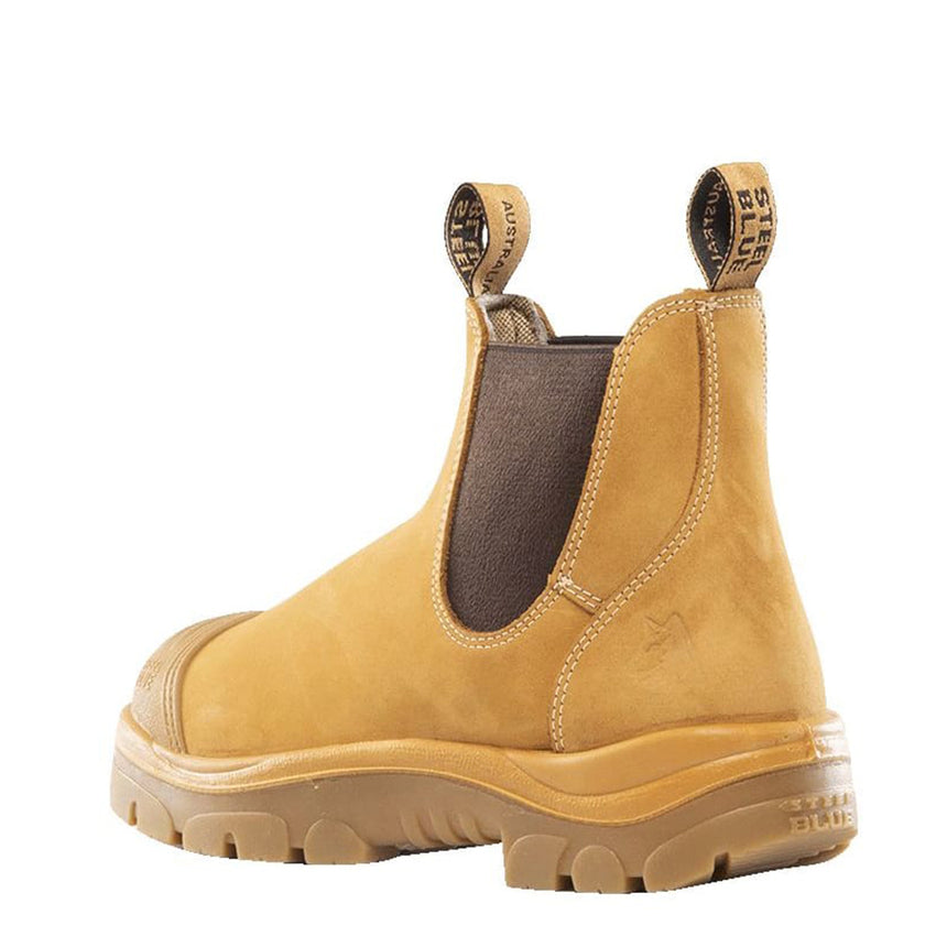 Hobart Scuff Cap Elastic Sided Work Boot 312601 Elastic Sided Boots Steel Blue