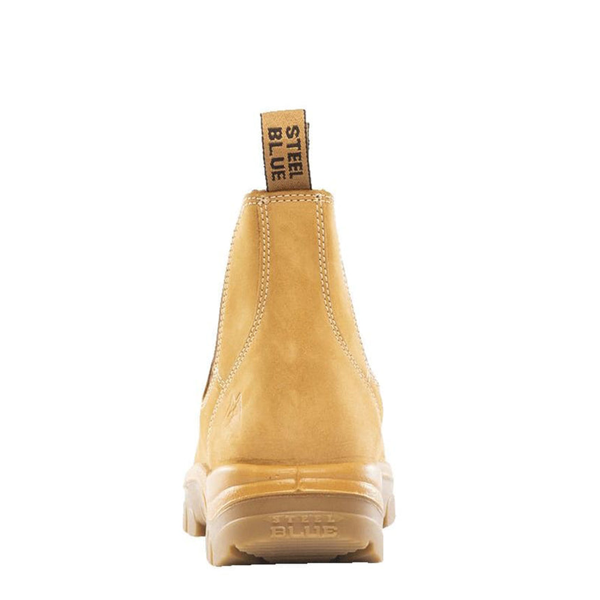 Hobart Scuff Cap Elastic Sided Work Boot 312601 Elastic Sided Boots Steel Blue