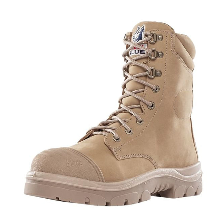 Portland Zip Scuff Cap Work Boots 312654 Elastic Sided Boots Steel Blue