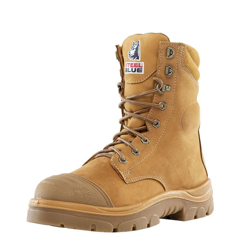 Portland Zip Scuff Cap Work Boots 312654 Elastic Sided Boots Steel Blue