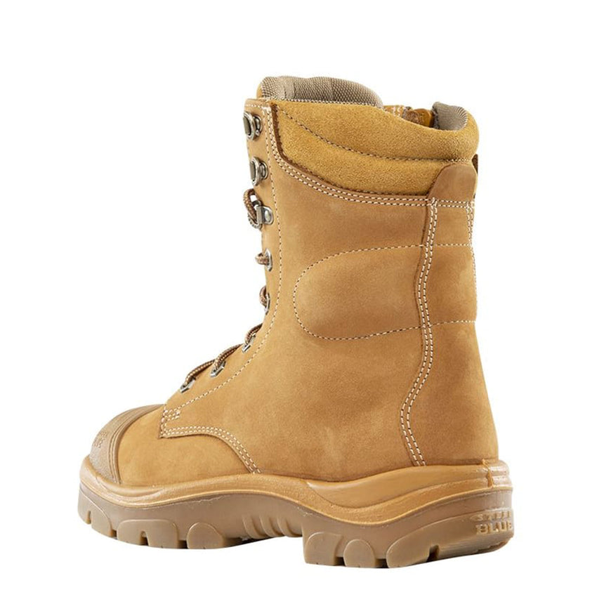 Portland Zip Scuff Cap Work Boots 312654 Elastic Sided Boots Steel Blue