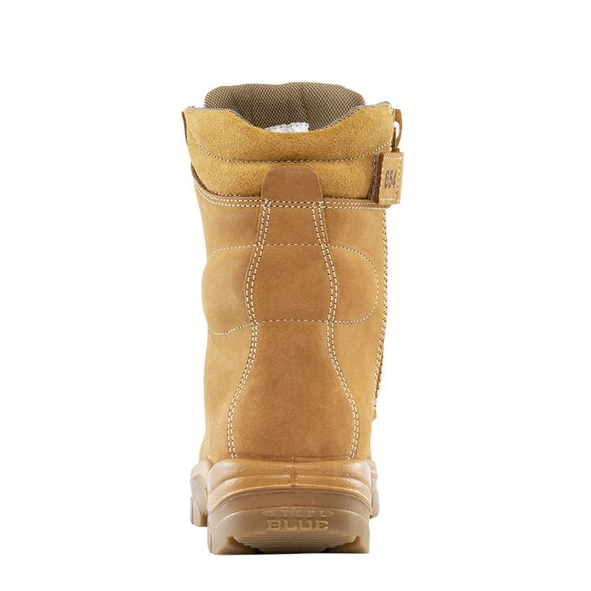 Portland Zip Scuff Cap Work Boots 312654 Elastic Sided Boots Steel Blue