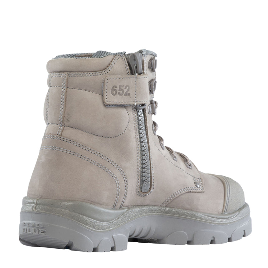 Granite Argyle® Zip: Scuff Cap 312652 Zip Up Boots Steel Blue