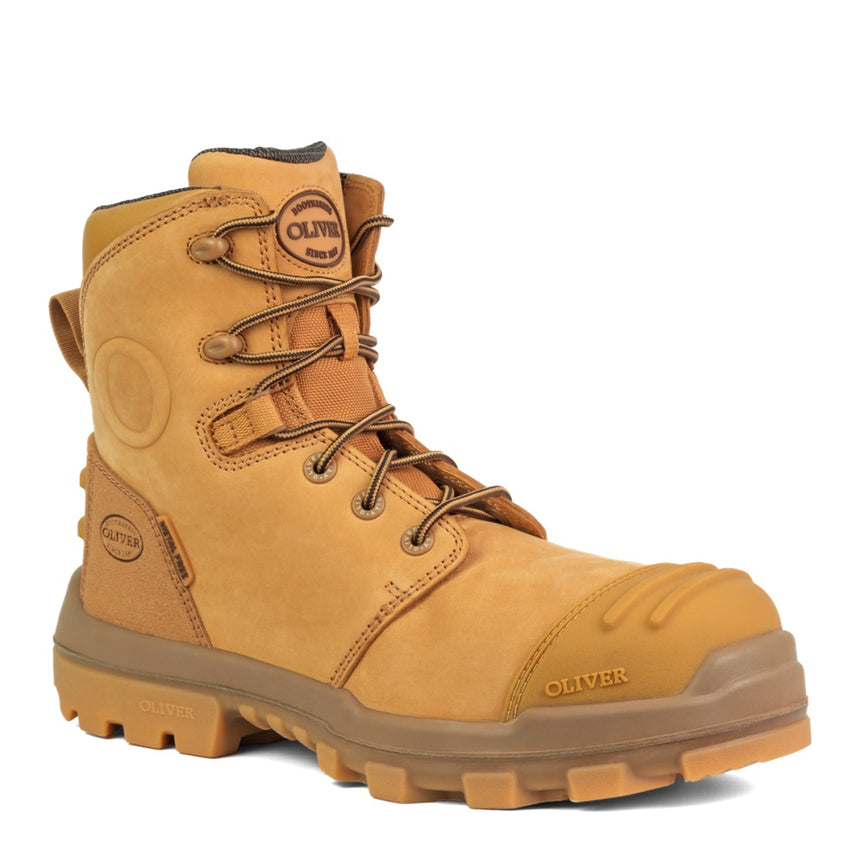 Oliver AT 54-533Z 150mm Wheat Zip Sided Boot Zip Sided Boot Oliver Mens AU 7
