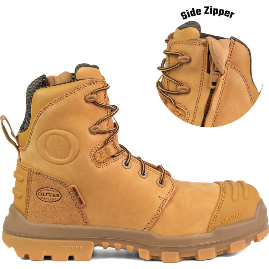 Oliver AT 54-533Z 150mm Wheat Zip Sided Boot Zip Sided Boot Oliver