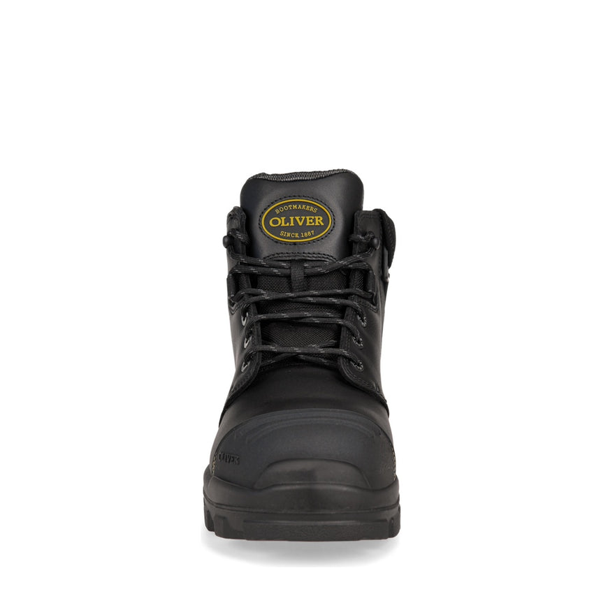 Oliver AT 54-540Z 130mm Black Zip Sided Boot Zip Sided Boot Oliver