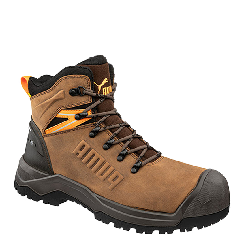 Iron Heavy Duty Mid Cut Safety Boots 632717 Zip Up Boots Puma