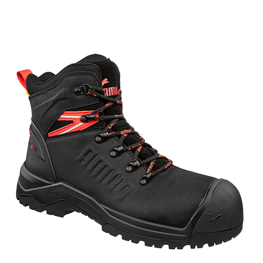 Iron Heavy Duty Mid Cut Safety Boots 632747 Zip Up Boots Puma