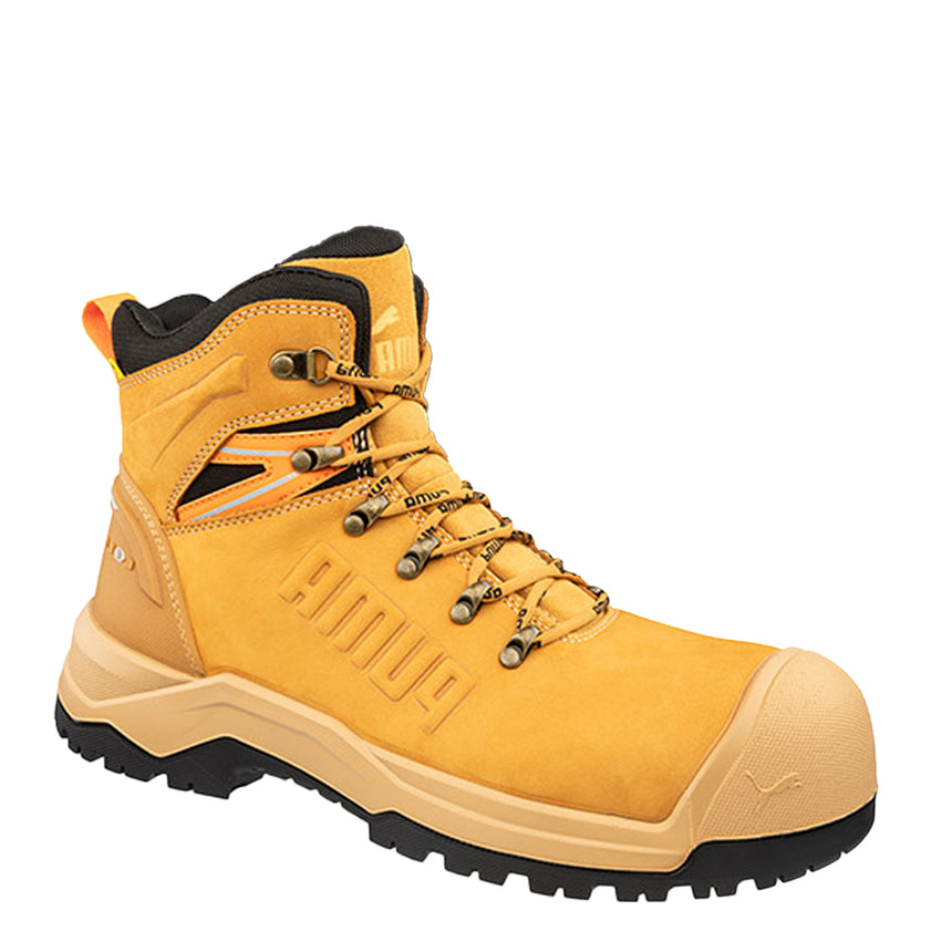 Iron Heavy Duty Mid Cut Safety Boots 632767 Zip Up Boots Puma