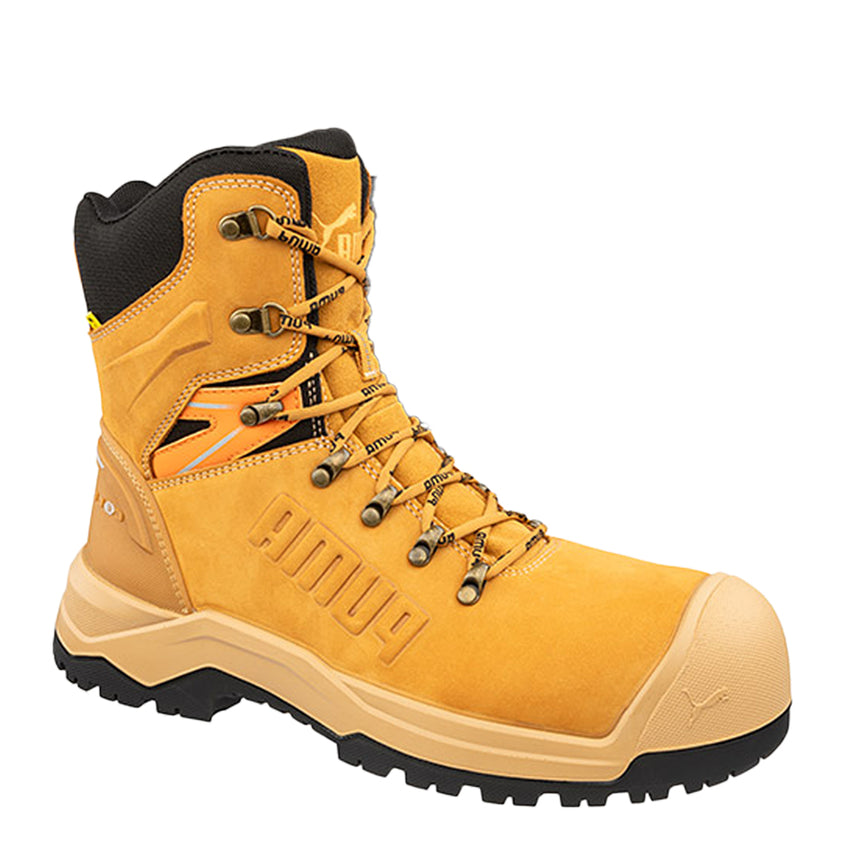 Iron Heavy Duty High Cut Safety Boots 632797 Zip Up Boots Puma