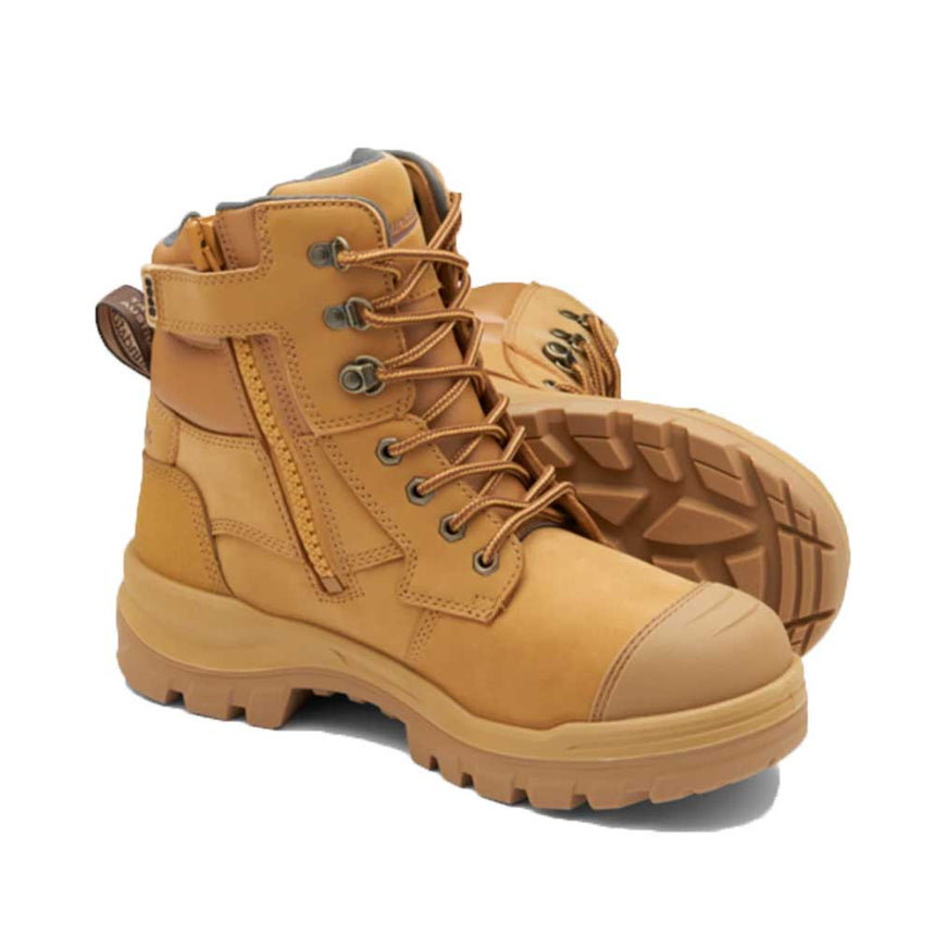 8060 Unisex Rotoflex Zip Safety Boots Zip Up Boots Blundstone