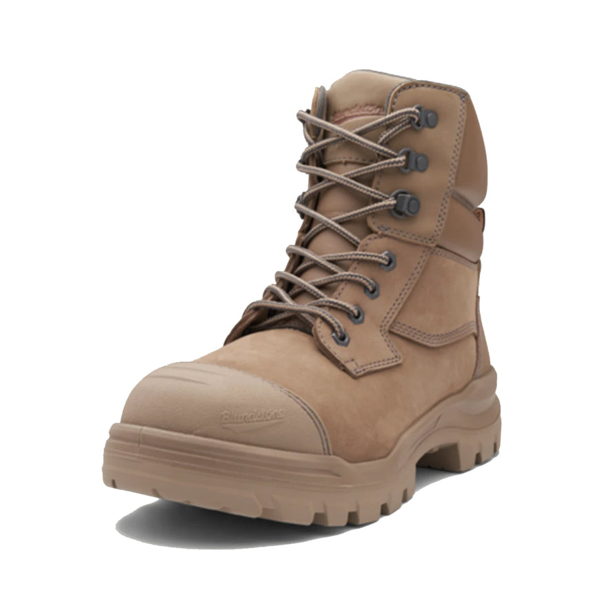 8063 Unisex Rotoflex Zip Safety Boots Elastic Sided Boots Blundstone
