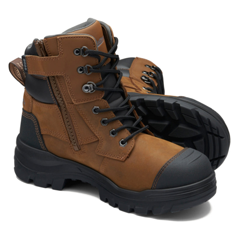 8066 Unisex Rotoflex Safety Boots Zip Up Boots Blundstone