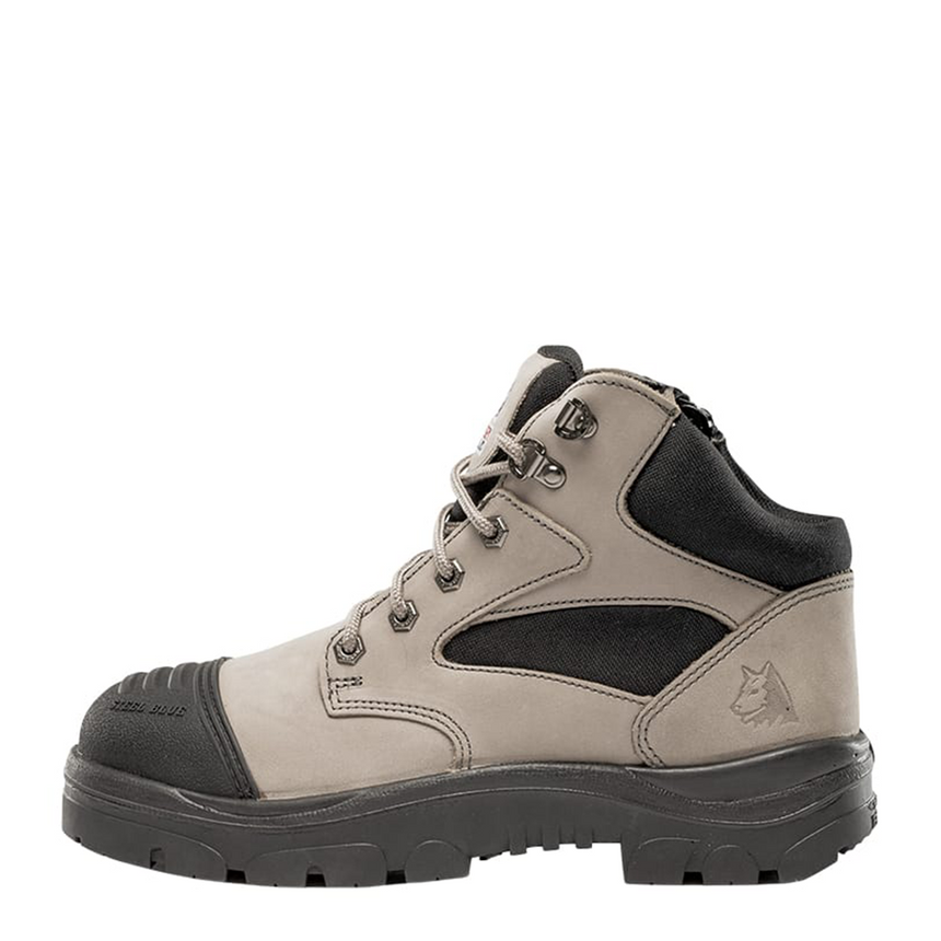 Parkes Zip: Scuff Cap Work Boots 312658 Zip Up Boots Steel Blue