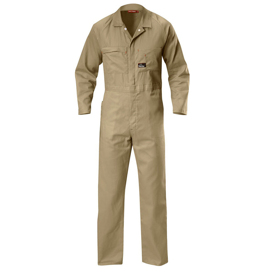 Lightweight Cotton Drill Coverall Y00030 Coveralls Hard Yakka
