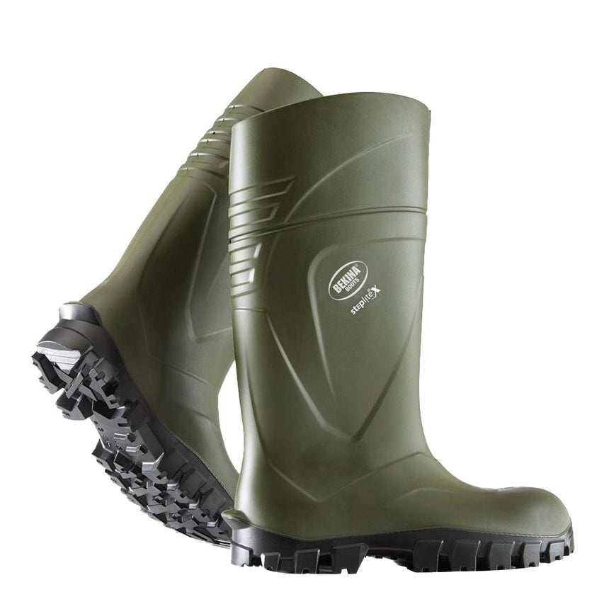 Green Steplite X PU Safety Gumboots Gumboots Bekina