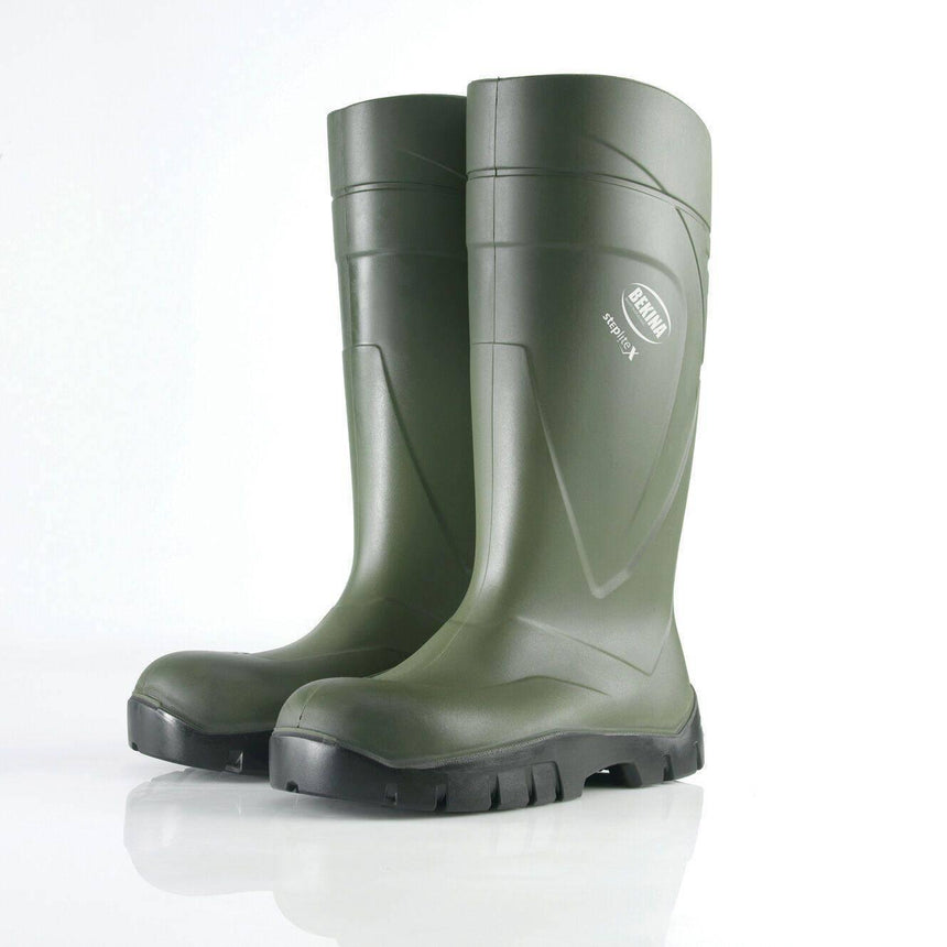 Green Steplite X PU Safety Gumboots Gumboots Bekina