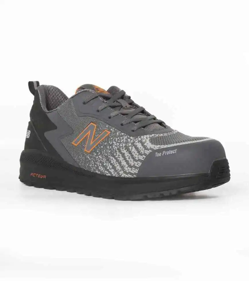 New Balance Safety Work Shoes Speedware Grey/Orange Work Shoes New Balance