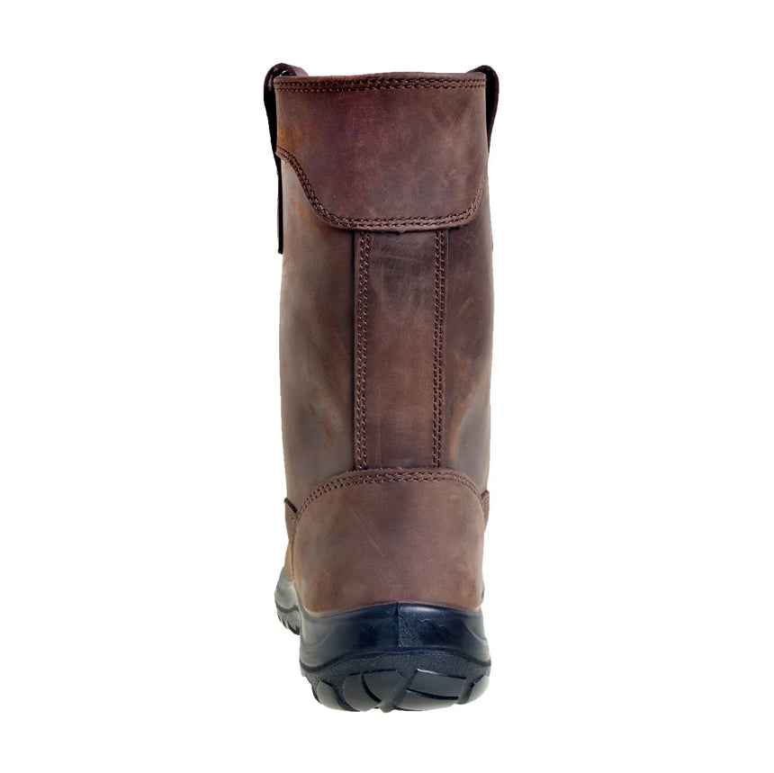 250mm Brown Pull On Riggers Boots 34692 Pull On Boots Oliver