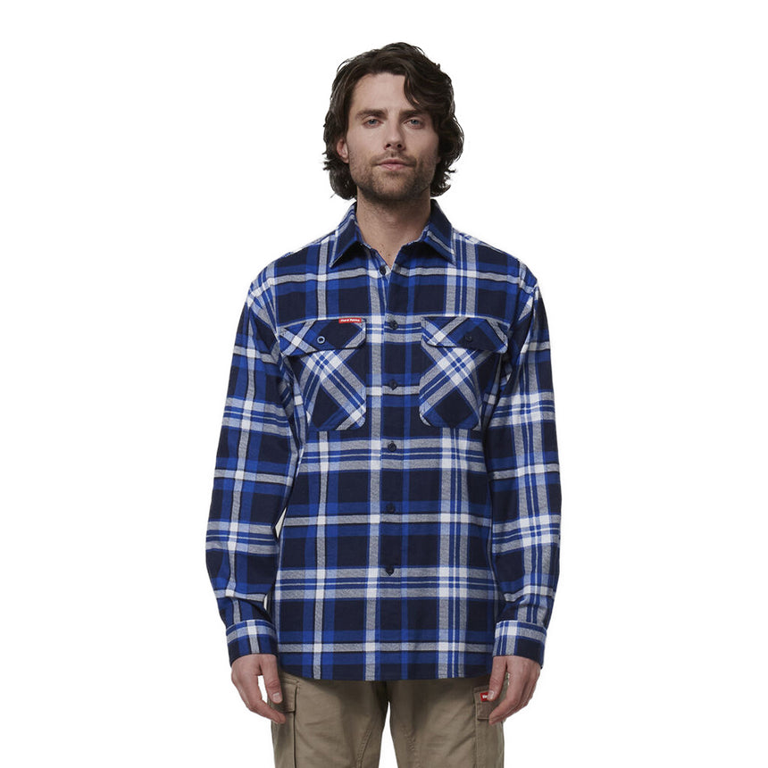 Long Sleeve Check Flannel Shirts Hard Yakka