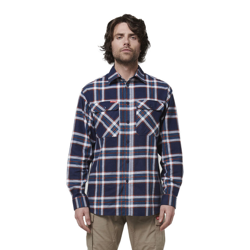 Long Sleeve Check Flannel Shirts Hard Yakka