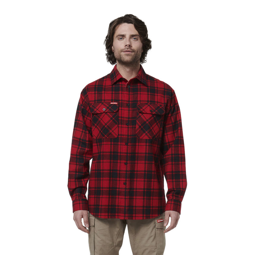 Long Sleeve Check Flannel Shirts Hard Yakka
