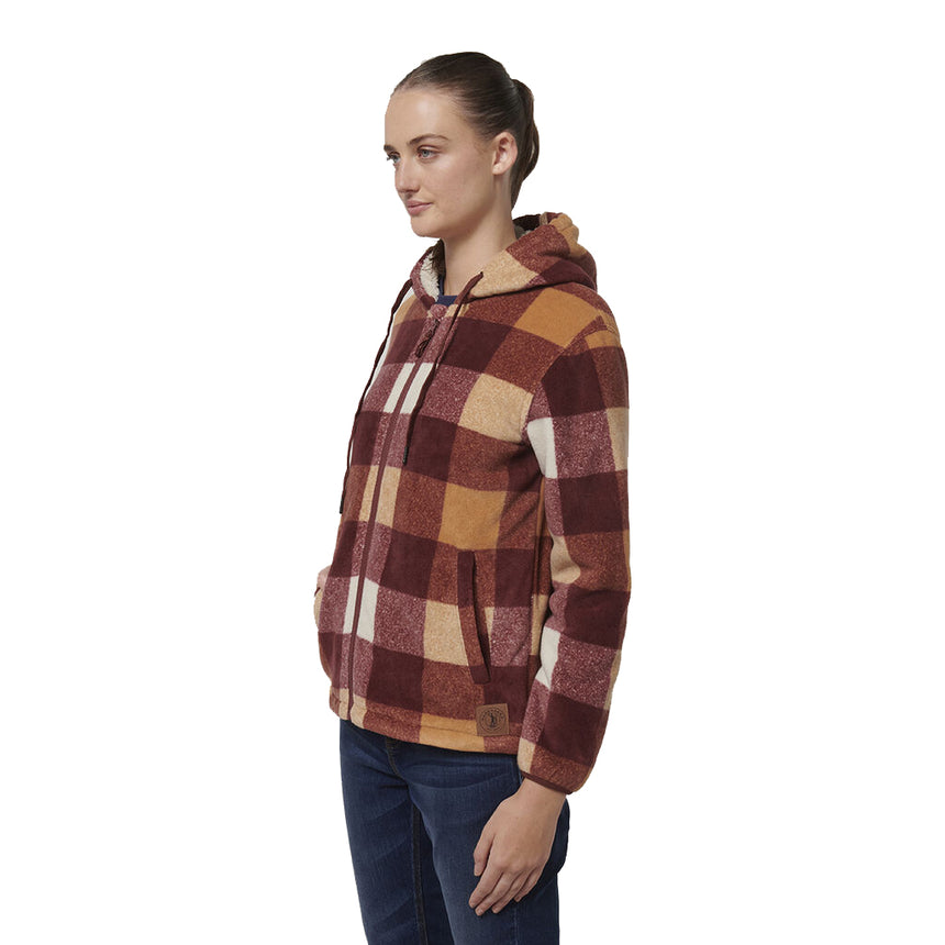 Women's Check Zoodie Jackets Hard Yakka
