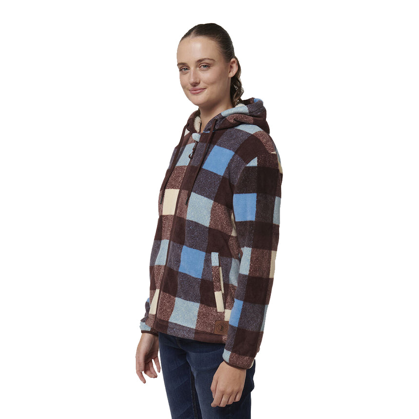 Women's Check Zoodie Jackets Hard Yakka