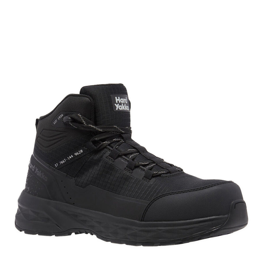 X Range Mid Composite Toe Safety Boot Zip Up Boots Hard Yakka