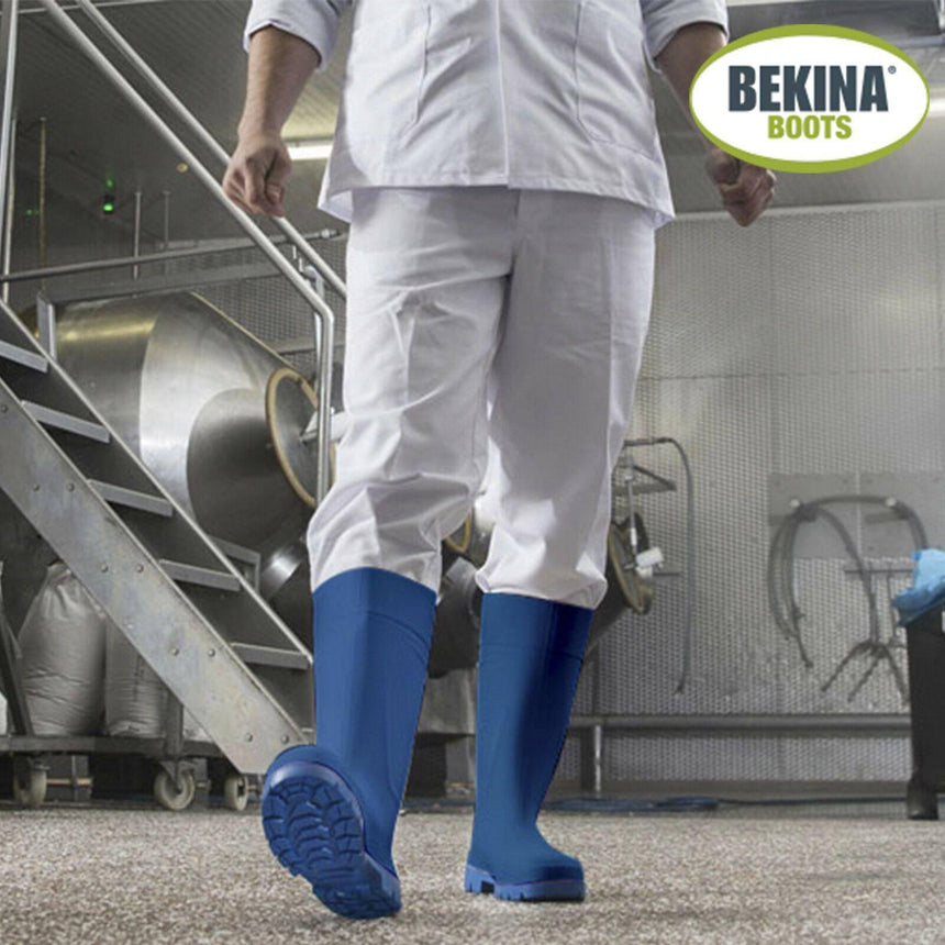Blue Steplite X PU Safety Gumboots Gumboots Bekina