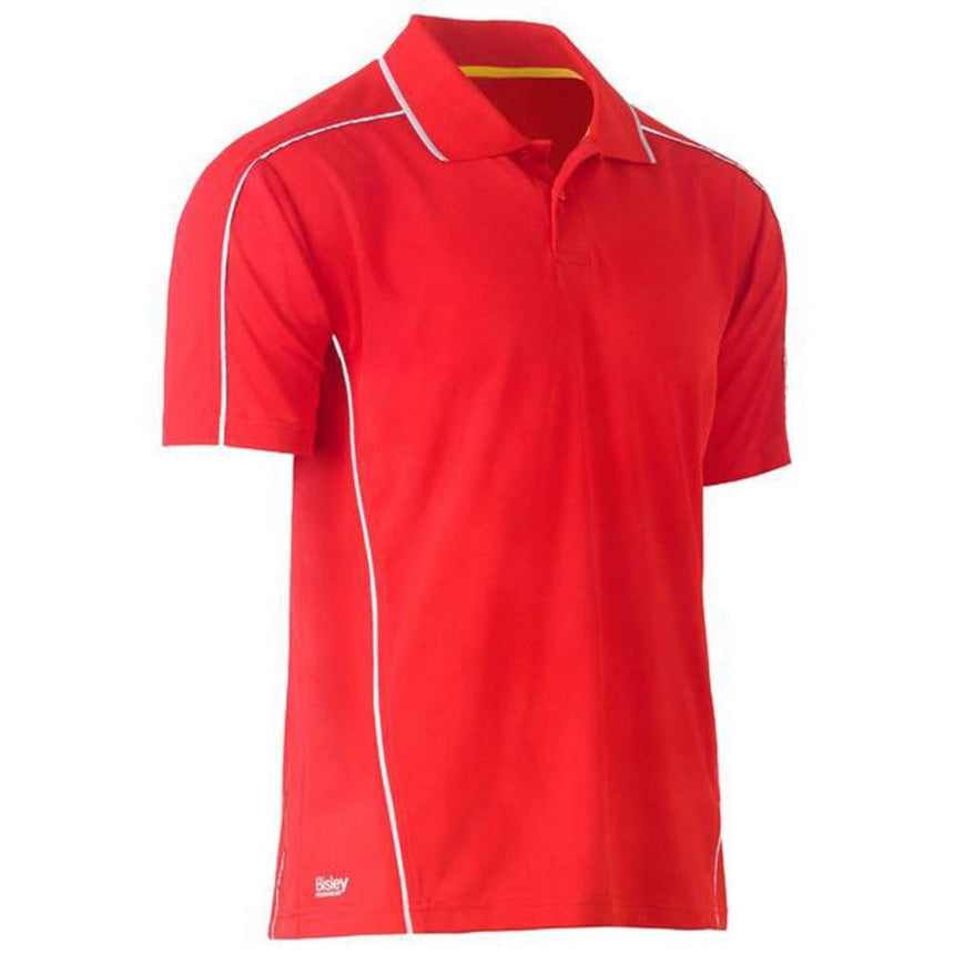 Cool Mesh Polo With Reflective Piping BK1425 Polos Bisley