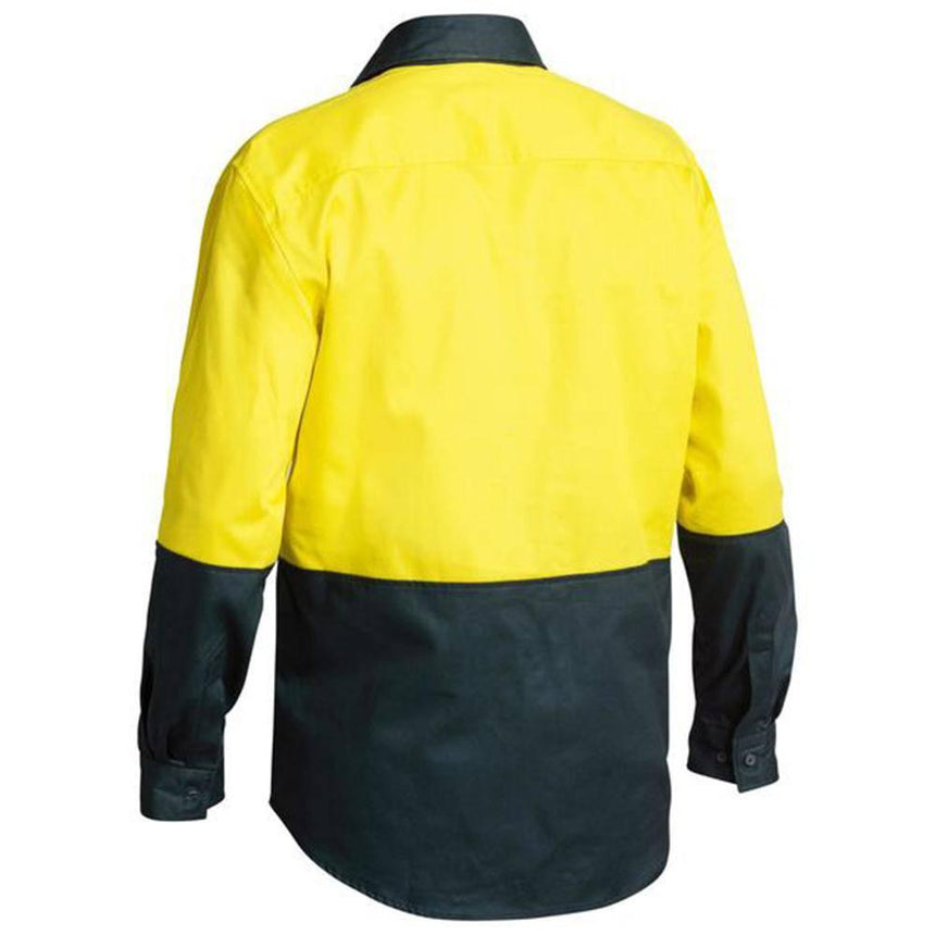 Hi Vis Closed Front Drill Shirt BSC6267 Shirts Bisley