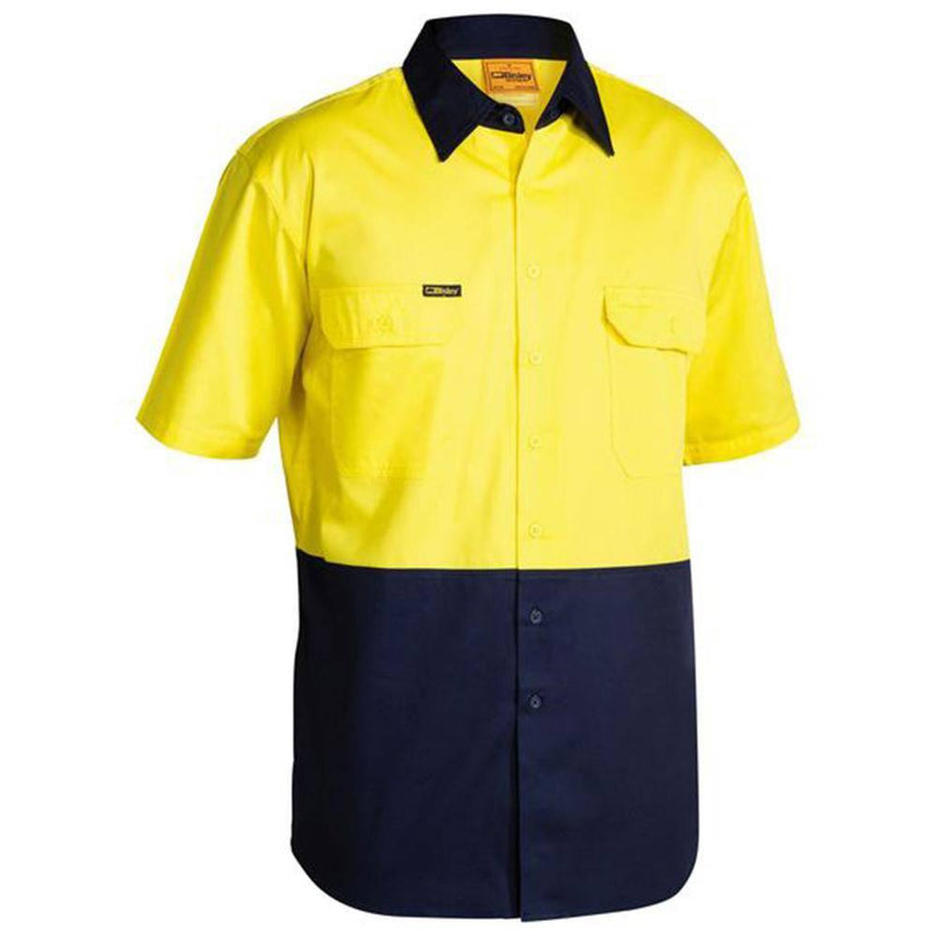 Hi Vis Cool Lightweight Drill Shirt BS1895 Shirts Bisley