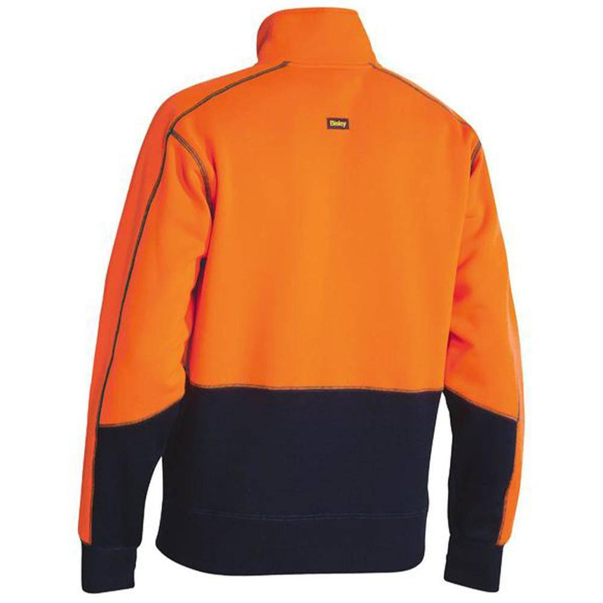 Hi-Vis Fleece 1/4 Zip Pullover BK6989 Sweaters Bisley
