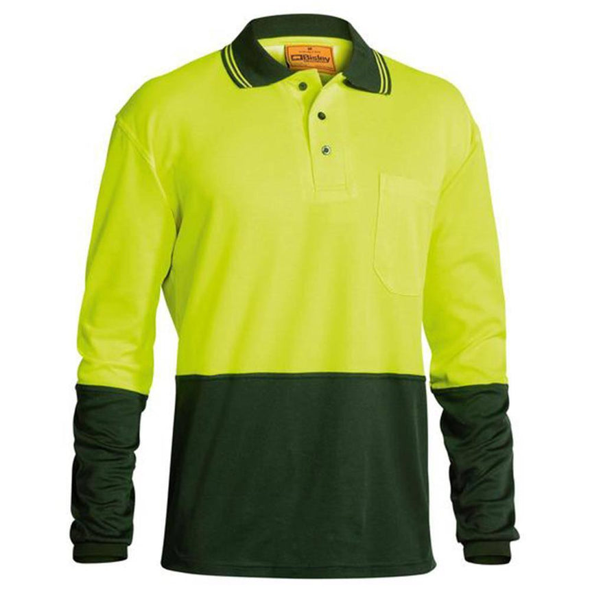 Hi Vis Long Sleeve Polo Shirt BK6234 Polos Bisley