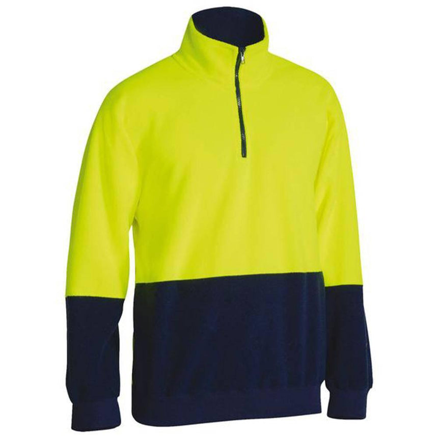 Hi-Vis Polarfleece Zip Pullover BK6889 Sweaters Bisley