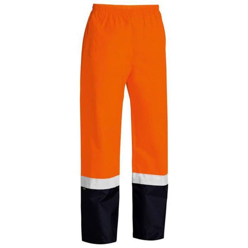 Taped Hi-Vis Rain Shell Pants BP6965T Pants Bisley Orange XS
