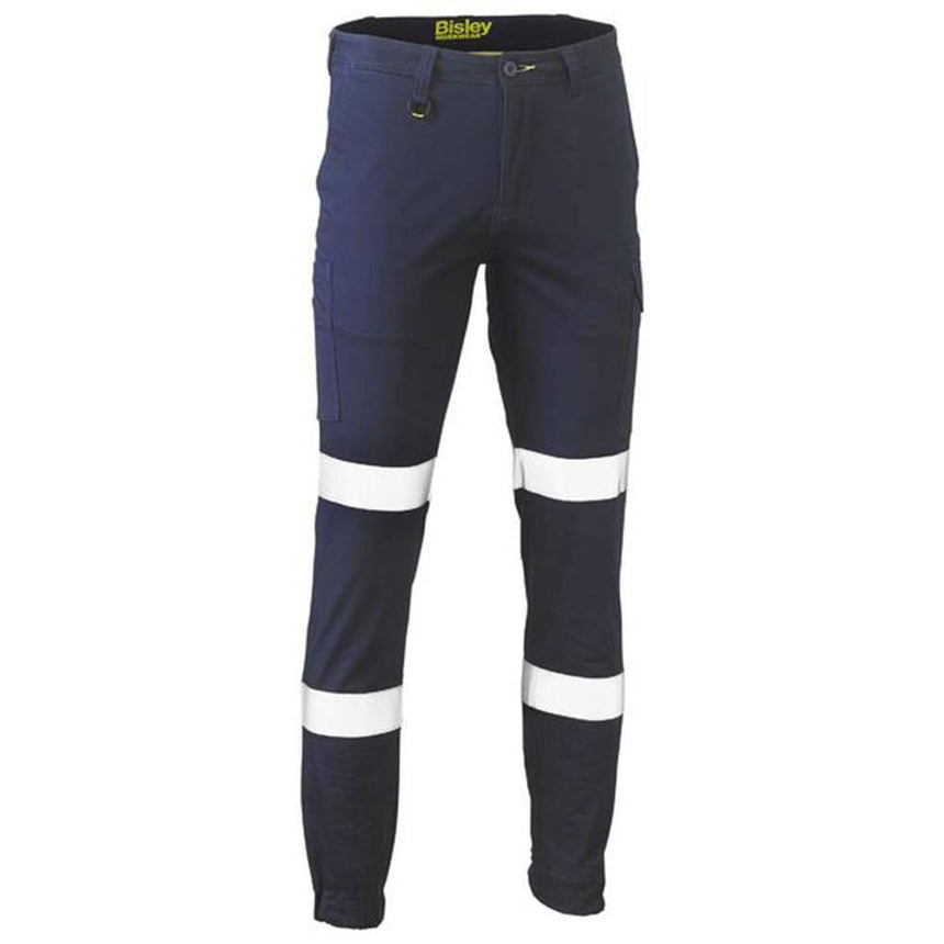 Taped Biomotion Stretch Cotton Drill Cargo Cuffed Pants BPC6028T Pants Bisley