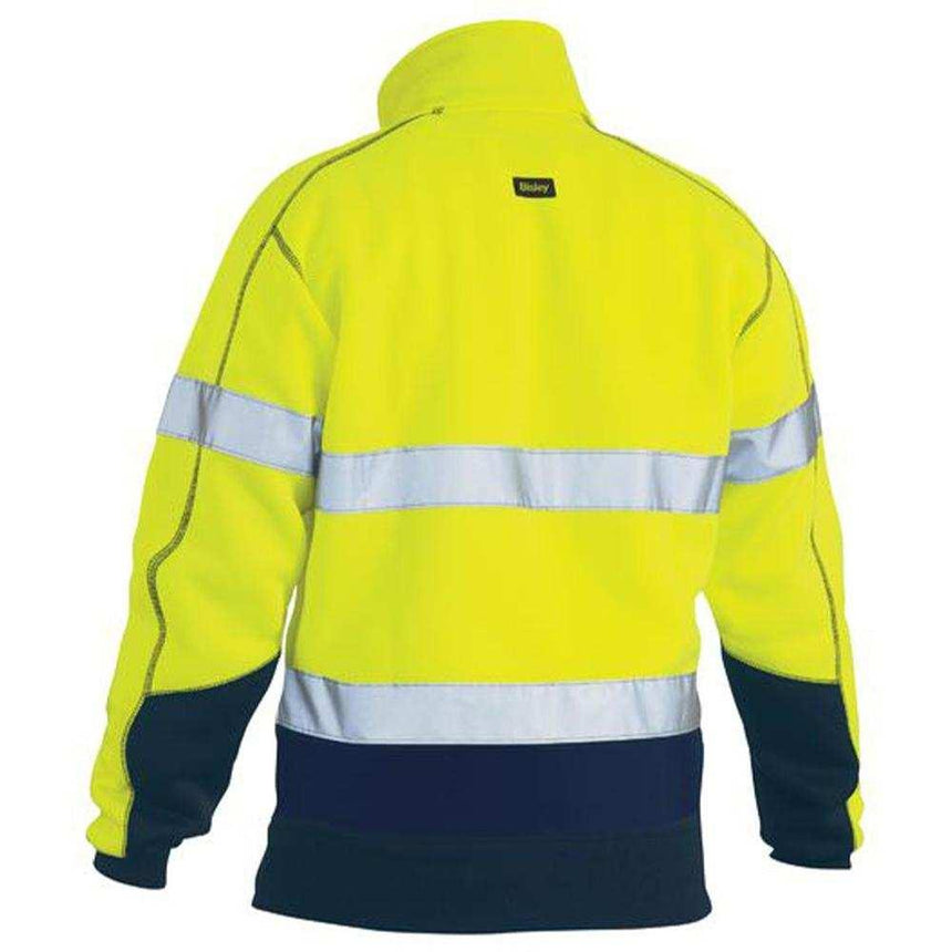 Taped Hi Vis 1/4 Fleece Pullover With Sherpa Lining BK6987T Sweaters Bisley