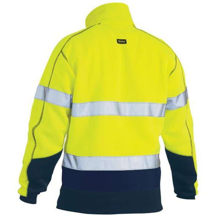 Taped Hi-Vis 1/4 Zip Fleece Pullover BK6989T Sweaters Bisley