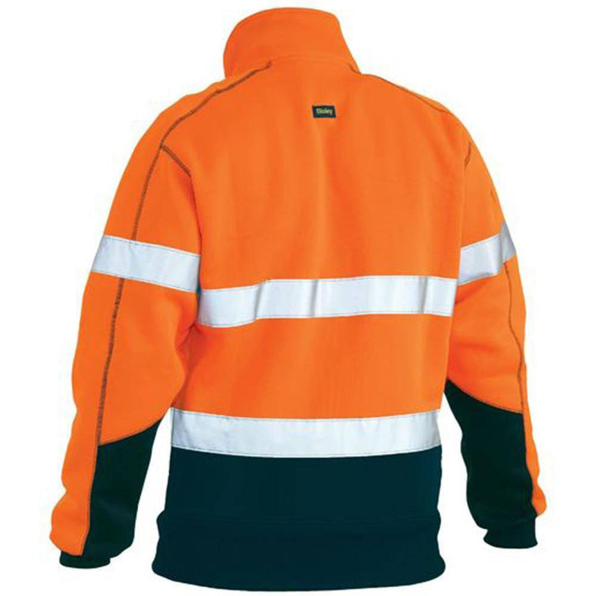 Taped Hi-Vis 1/4 Zip Fleece Pullover BK6989T Sweaters Bisley